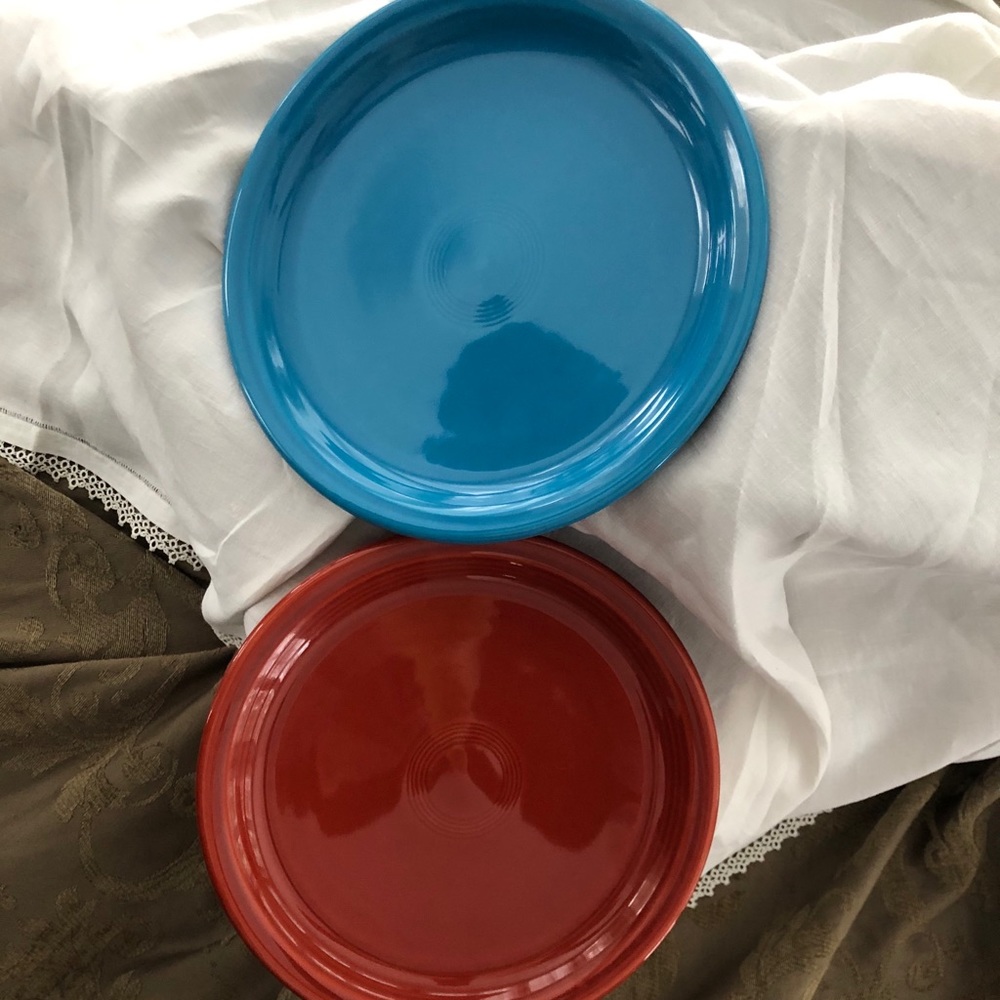 Fiesta luncheon plates